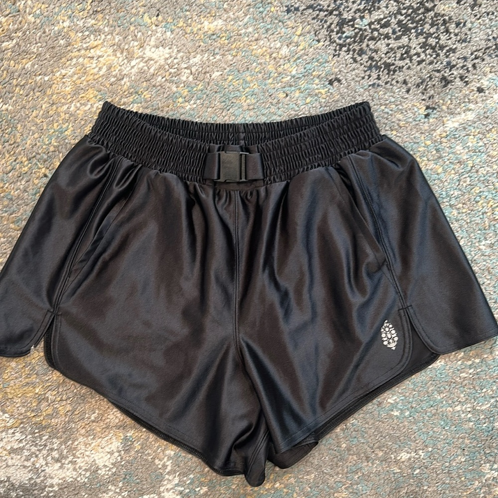 free people movement Black boxer style  short. Size Small